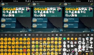 Whatsapp+ interface emoticions
