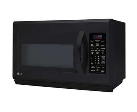 LG Microwave Oven side