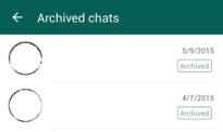 Archived whatsapp chat