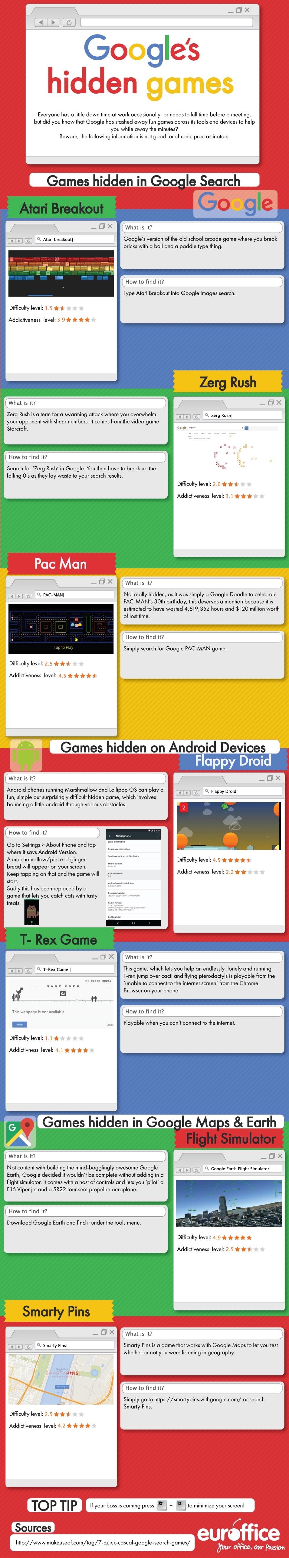 google hidden games
