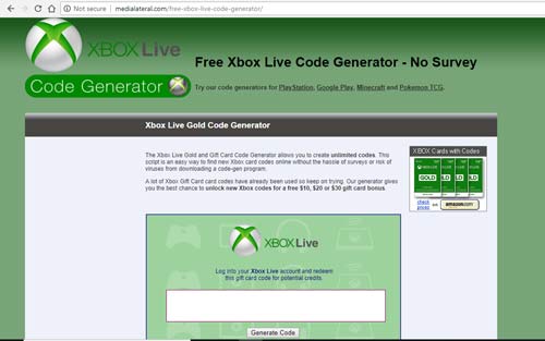 medialateral xbox live codes